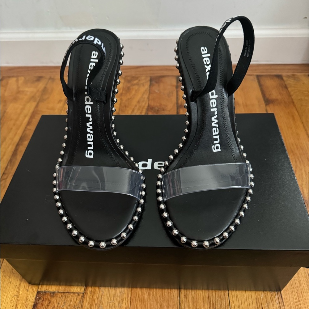 Alexander Wang Nova PVC Elastic strap sandal